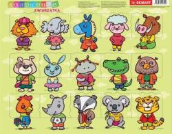Demart Puzzle cu ramă - Animale Puzzle