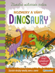 Pro Solutions, s. r. o Pictură miraculoasă cu apă: Dinozauri Carte de colorat