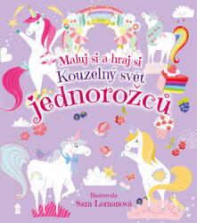 Loman, Sam Lumea magică a unicorniilor Carte de colorat