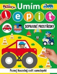 Svojtka&Co Știu să lipesc Vehicule de transport Carte de colorat