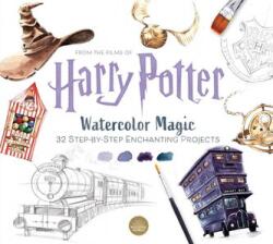 Audoire, Tugce Harry Potter Watercolor Magic: 32 proiecte fermecătoare pas cu pas (Harry Potter Crafts, Cadouri pentru fanii Harry Potter) Carte de colorat