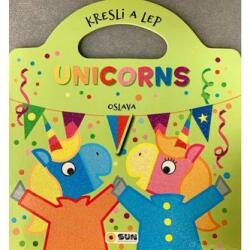 Sun Desenează și lipește - UNICORNS - Sărbătoare