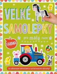 Svojtka&Co Autocolante mari pentru mâini mici Fermă Carte de colorat