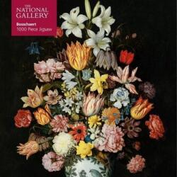 Flame Tree Publishing Puzzle 1000 Natură moartă din flori Bosschaert Amb Puzzle