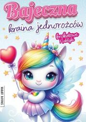 Books and Fun Țara fermecată a unicorniilor Carte de colorat