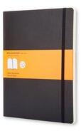 Moleskine Moleskine: Caiet moale liniat negru XL