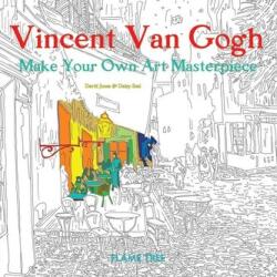 Flame Tree Carte de colorat Vincent Van Gogh Carte de colorat