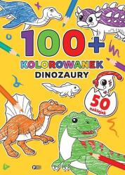 praca zbiorowa 100+ de pagini de colorat. Dinozauri Carte de colorat