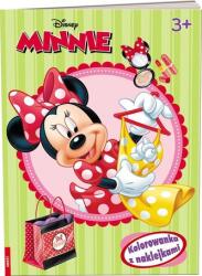 Praca zbiorowa Minnie. Carte de colorat cu autocolante
