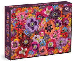 Galison Puzzle Albine între flori de mac 1000 piese Puzzle