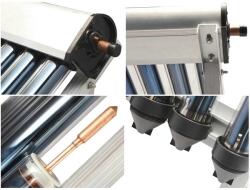 Helis Pachet solar 15 tuburi sistem complect cu tuburi solare vidate boiler cu 1 sepentina (P-1S15-150)