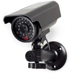 Nedis DUMCBS10BK - Cameră de securitate fictivă | Cameră cilindrică | IP44 | Negru (DUMCBS10BK)