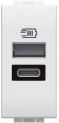 Legrand Incarcator USB 5 Vdc tip A+C (N4191AC)