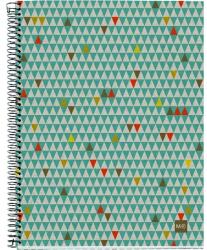 Miquelrius Ecotriangles A4 4x30lapos kockás spirálfüzet (A15289ETR87)