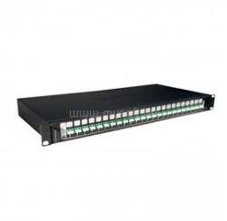 Legrand 032167 24xLC/APC duplex monomódusú 1U-19" fekete LCS3 optikai patch panel (LEGRAND_032167) (LEGRAND_032167)