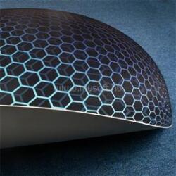 IRIS GAMER BLUE HEXAGON 120cm átmérőjű, 2mm vastag, hatszög mintás kerek padlóvédő székalátét (IRIS_MAT_BLUE_120_HEX) (IRIS_MAT_BLUE_120_HEX)