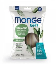 Monge Monge Dog Adult Mini Dental Sticks cu Somon, 120 g