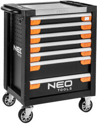NEO TOOLS prémium műheléykocsi 7 fiókkal 810x465x980mm szerszámkocsi 84-220