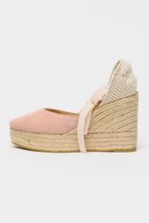 Manebi Manebi, Telitalpú nyersbőr espadrilles, Bézs, Rózsaszín, 38 (X03WV000000-BALLET-ROSE-38)