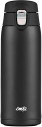 emsa Travel Mug Light termoszbögre fekete matt 400ml N2151700 (N2151700)