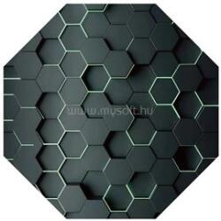 IRIS GAMER 3D HEXAGON 118x118cm, 2mm vastag, hatszög mintás szögletes padlóvédő székalátét (IRIS_MAT_3D_120_HEX) (IRIS_MAT_3D_120_HEX)