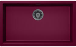 SCHOCK Schock Kaia N-100XL konyhai mosogatótálca 756 x 456 mm Cristadur Berry, bogyószín és látható elemek Gunmetal, antracit (SETKN100XLBEPVGUB)