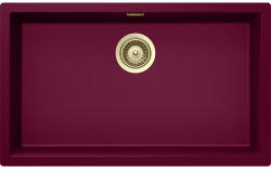 SCHOCK Schock Kaia N-100XL konyhai mosogatótálca 756 x 456 mm Cristadur Berry, bogyószín és látható elemek White Gold, világos arany (SETKN100XLBEPVWGO)