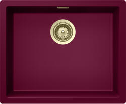 SCHOCK Schock Kaia N-100L konyhai mosogatótálca 556 x 456 mm Cristadur Berry, bogyószín és látható elemek White Gold, világos arany (SETKN100LBEPVWGO)