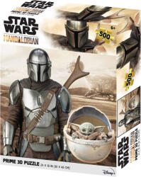  Disney: Star Wars - The Mandalorian 3D puzzle 500 db-os (PRI-32629)