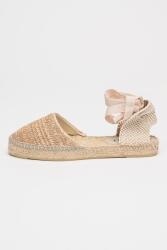 Manebi Manebi, Valenciana megkötős espadrilles, Bézs, Homokbarna, 38 (H15P0000000-NATURAL-38)