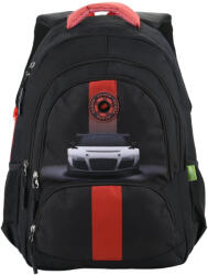 ECADA Ghiozdan scoala Ecada 61498, 4 compartimente, 46 x 32 x 18 cm, Racing Power (61498)