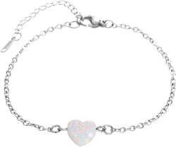 JSB Bijoux 61500931wh, szív, opál, fehér