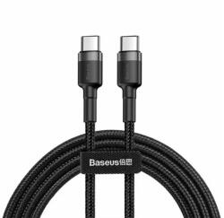 Baseus CAFULE adatkábel Type-C - Type-C , 200cm (E0418501) fekete/sötétszürke