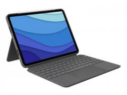 Logitech Husa Book Cover cu tastatura Logitech Combo Touch pentru Apple iPad Pro 11 Gri (920-010255)