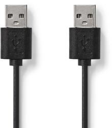 Nedis USB Összekötő Fekete 2m CCGL60001BK20 (CCGL60001BK20)