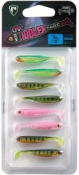  FOX RAGE Fox Rage UV Micro Tiddler Fast Mixed Colour Pack 5cm 8x