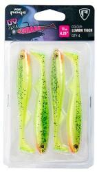  FOX RAGE Fox Rage Slick Shad Ultra UV 11cm Lemontiger x 4