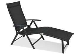 Garden Point Алуминиев градински шезлонг Tuluza Garden Point, черен (GAP347)
