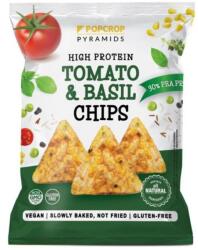 POPCROP Pyramids gluténmentes snack paradicsom-bazsalikom chips 60g (92619)