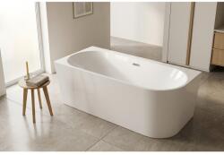 Rune Cada acril freestanding Rune Birka alb lucios 150x75 cm montare pe stanga lipita de perete, BTW (5940541335788)