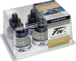 Daler Rowney Acrylic Inks Set de cerneluri acrilice 6 x 29.5 ml 1 buc (160110006)