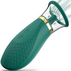SESSO Vibrator Licking Tongue Verde Vibrator