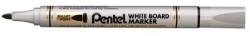 Pentel Marker pentru tablă albă, 2 mm, vârf conic, PENTEL, negru