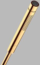 Hansgrohe Para de dus mobila, baton, rotunda, 2 Jet, auriu lucios (Polished Gold Optic), Axor Starck 28532990 28532990 (28532990)