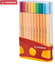 STABILO Set de 20 de bucăți de markeri STABILO point 88 într-o cutie