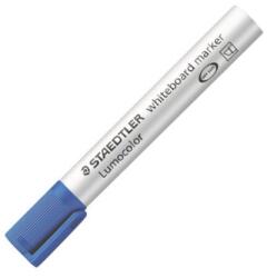 STAEDTLER Marker pentru tablă albă și flipchart, vârf teșit, STAEDTLER "Lumocolor 351 B", albastru