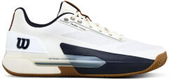 Wilson Încălțăminte de tenis pentru bărbați Rush TOUR 5 Clay White/Navy Blazer EUR 46 2/3