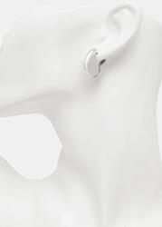 Tom Wood Сребърни обици Pebble Hoops Medium V1 (101340)