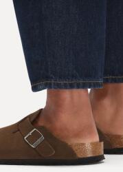 Birkenstock чехли с равна подметка от велур Boston SFB LEVE