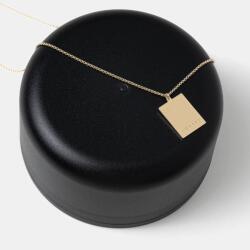 Tom Wood Сребърно позлатено колие Tom Wood Tarot Lovers Pendant Gold (101080)